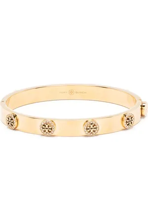 Tory Burch Miller stud pavé hinge bracelet