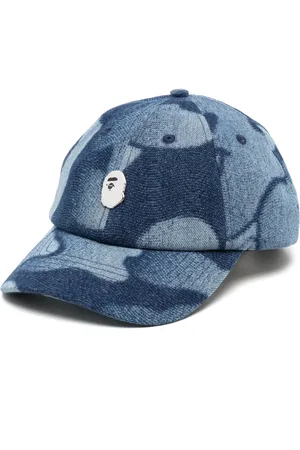 A Bathing Ape Logo-appliqué cotton cap
