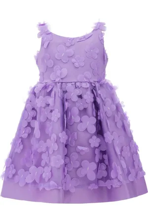 Tulleen Lago floral-appliqué tulle dress