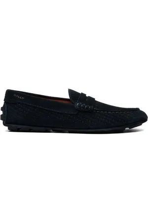 Bally Logo-embroidered round-toe loafers