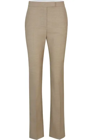 HUGO BOSS Mid-rise slim-fit trousers