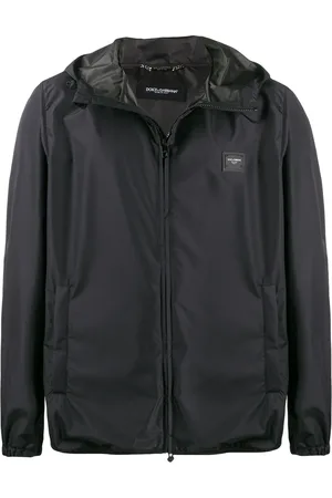 Dolce & Gabbana Logo-appliqué hooded jacket