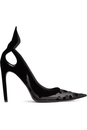 Nina Ricci 105mm polka-dot tulle pumps