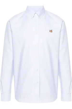 Maison Kitsuné Fox-motif cotton shirt