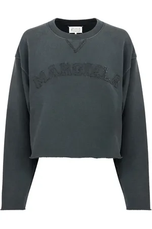 Maison Margiela Logo-appliqué cotton sweatshirt