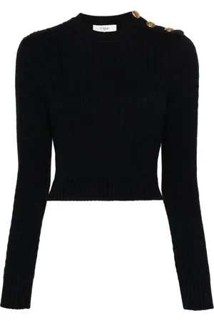 Chloé Cable-knit cropped jumper