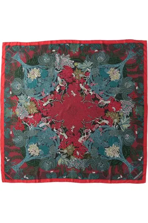 Hermès Maitre De La Foret silk scarf