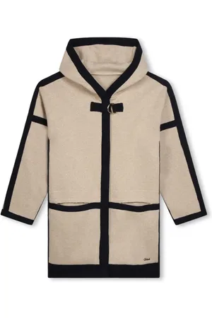 Chloé Hooded knitted coat