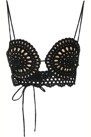 Stella McCartney Broderie-anglaise cropped top