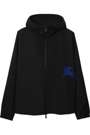 Burberry Equestrian Knight-appliqué hooded jacket