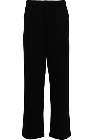 A Bathing Ape Logo-patch straight track pants