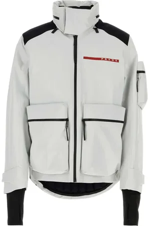 Prada Logo-appliqué padded ski jacket
