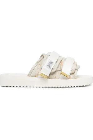 SUICOKE Moto-VHL shearling trim sandals