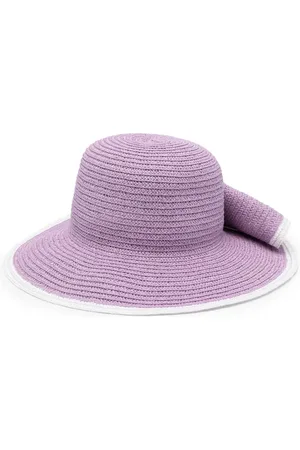 MONNALISA Floral-appliqué sun hat