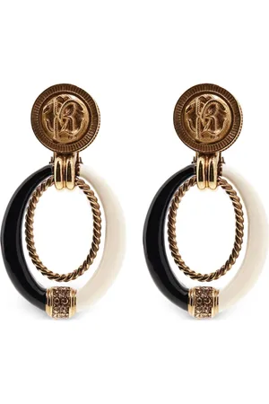 Roberto Cavalli Statement drop earrings