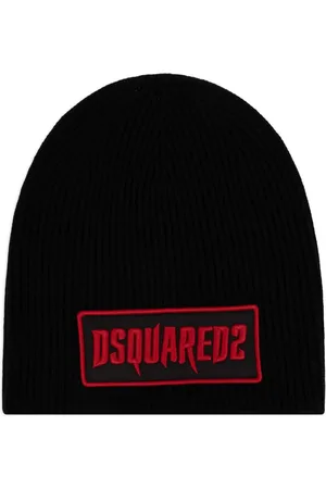 Dsquared2 Logo-appliqué wool beanie