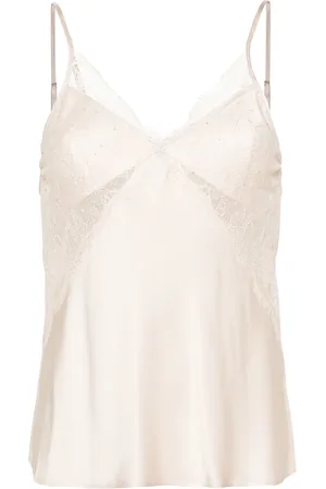 Patrizia Pepe Floral-lace tank top