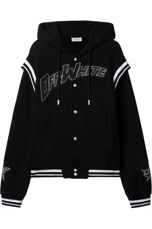 OFF-WHITE Logo-appliqué bomber jacket