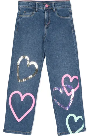 Billieblush Heart-motif jeans