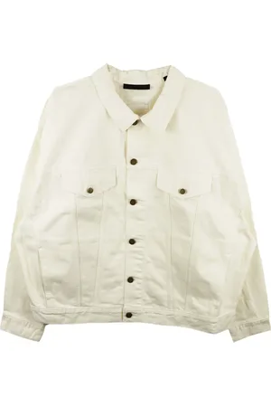FEAR OF GOD Logo-appliqué denim shirt jacket
