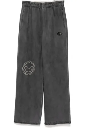 A Bathing Ape Moonface logo sweatpants