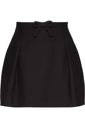 VALENTINO GARAVANI Crepe Couture mini skirt