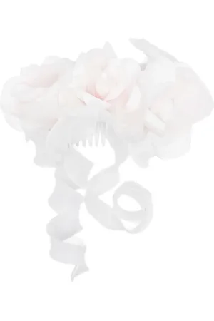 MONNALISA Floral-appliqué hair clip