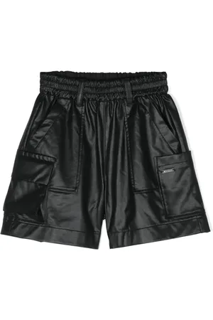 MONNALISA Logo-appliqué cargo shorts