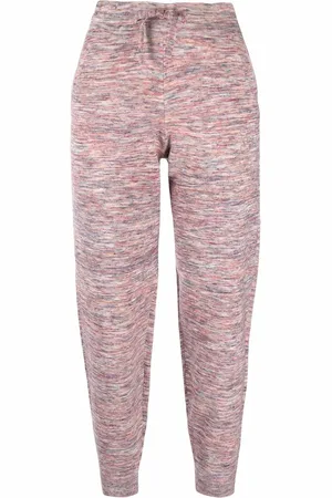 Marant Etoile Space dye-print tapered-leg track pants
