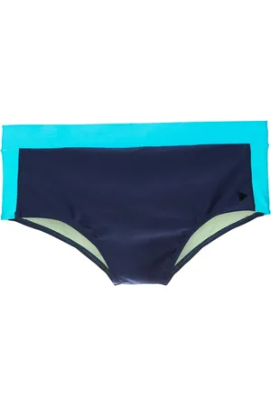 AMIR SLAMA Logo-appliqué swim shorts