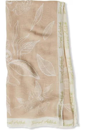 Twin-Set Floral-print scarf