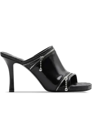 Burberry Peep 85mm leather sandals