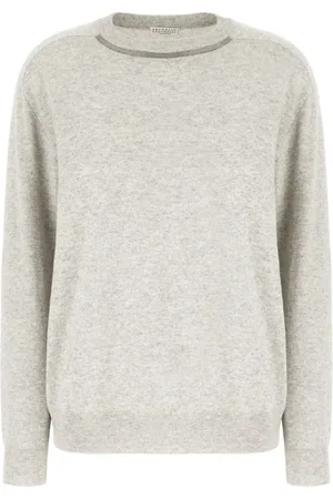 Brunello Cucinelli Bead-detailed cashmere jumper