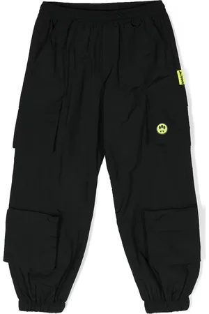 BARROW Logo-appliqué cargo trousers