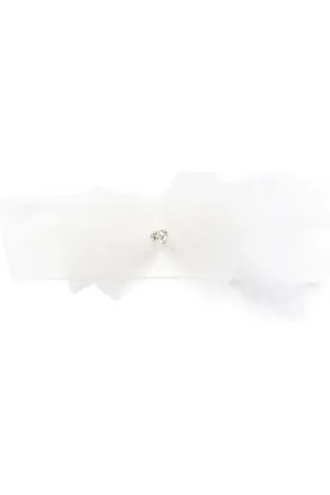 MONNALISA Tulle-bow headband