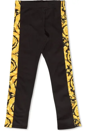 VERSACE Barocco-print cotton leggings