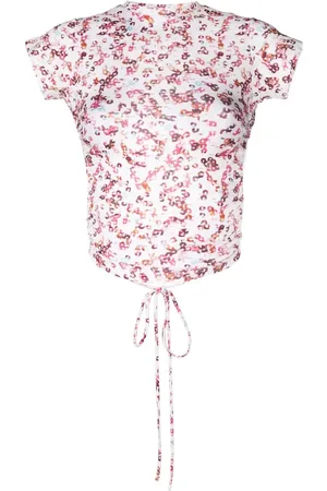 Marant Etoile Juvia open-back T-shirt