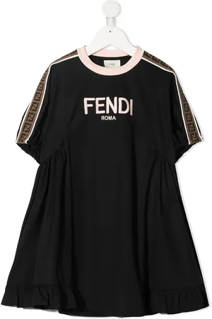 Fendi Logo-print short-sleeve dress