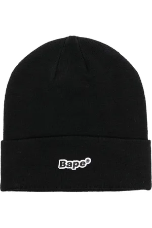 A Bathing Ape Bape-patch knitted beanie