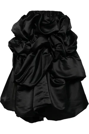 Comme des Garçons Ruched midi skirt