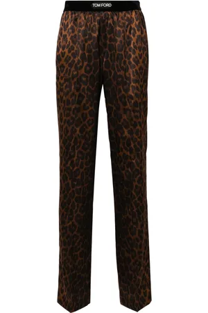 Tom Ford Leopard-print silk pyjama bottoms