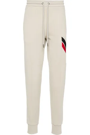 Moncler Stripe-detail logo-appliqué track pants