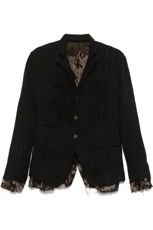 CHIAHUNG SU Raw-cut blazer