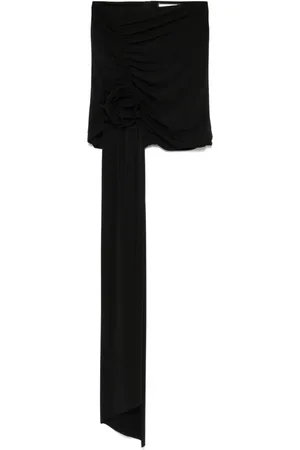 NISSA Floral-appliqué mini skirt