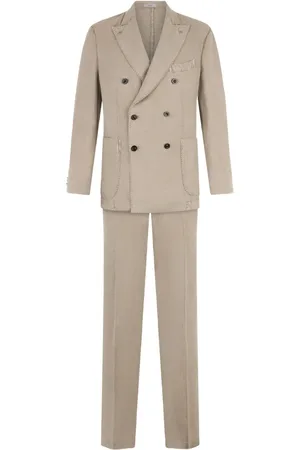 Boglioli Double-breasted linen suit