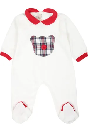 LA STUPENDERIA Bear-appliqué pajamas