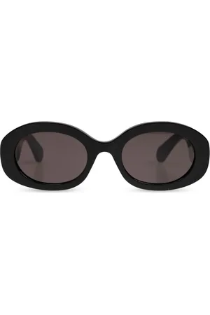 Chloé Oval-frame recycled-acetate sunglasses