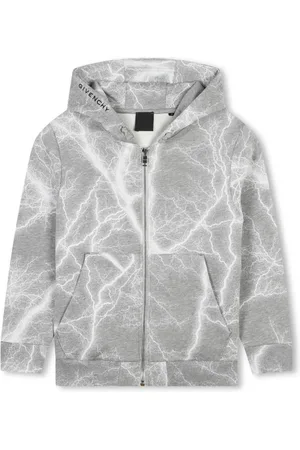 Givenchy Storm-print zip-up hoodie