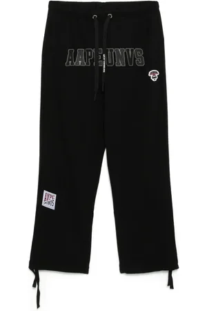 A Bathing Ape Moonface-logo track pants