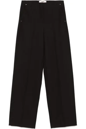 Fendi Grain-de-poudre wool trousers